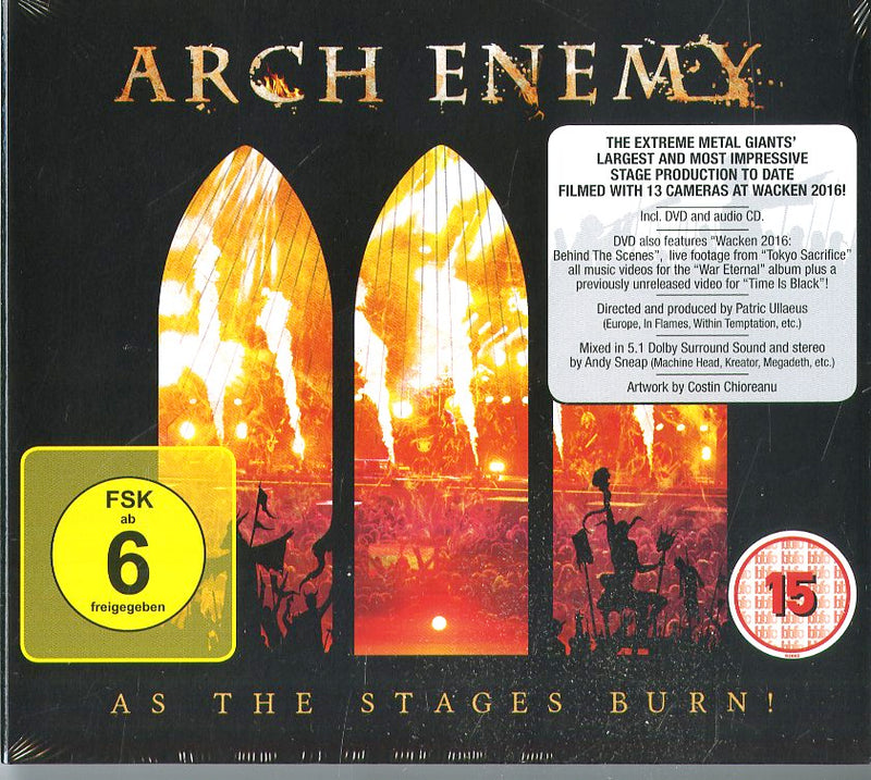 Arch Enemy - As The Stages Burn! (Cd Digipack + Dvd) CD 0889854149024