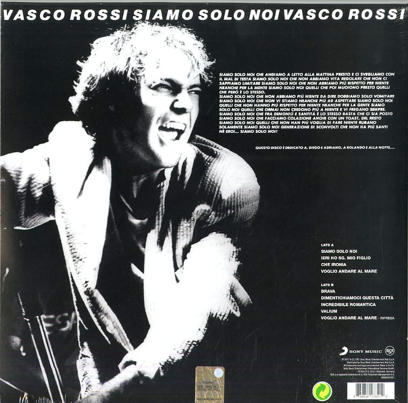 Rossi Vasco - Siamo Solo Noi Lp 0889854278212