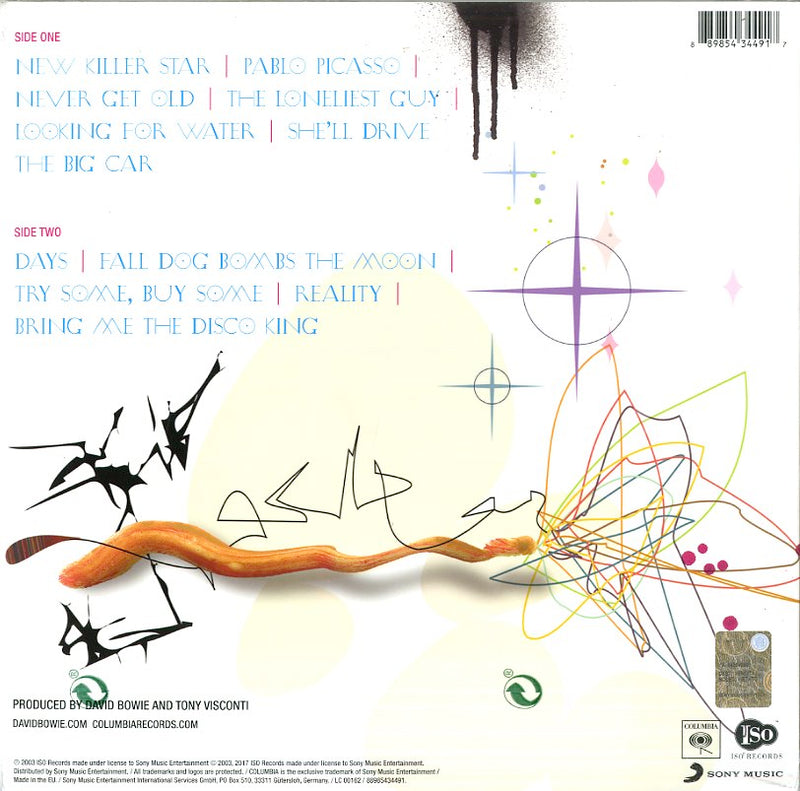 Bowie David - Reality Vinile LP - Vinyl record 0889854344917