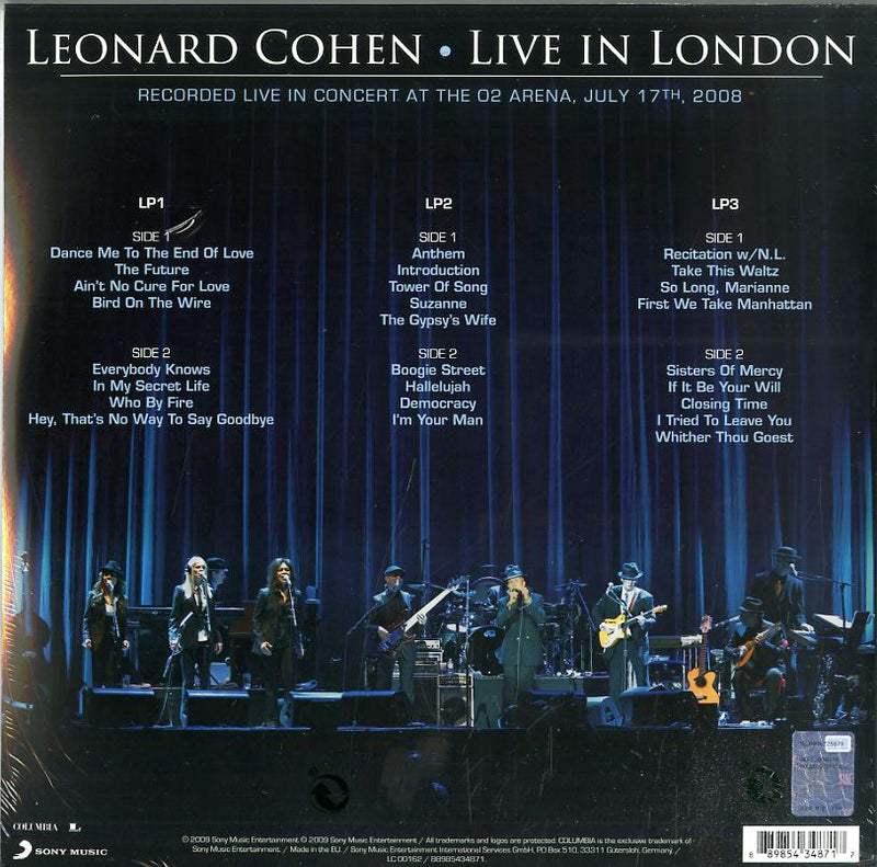 Cohen Leonard - Live In London Vinile LP - Vinyl record 0889854348717