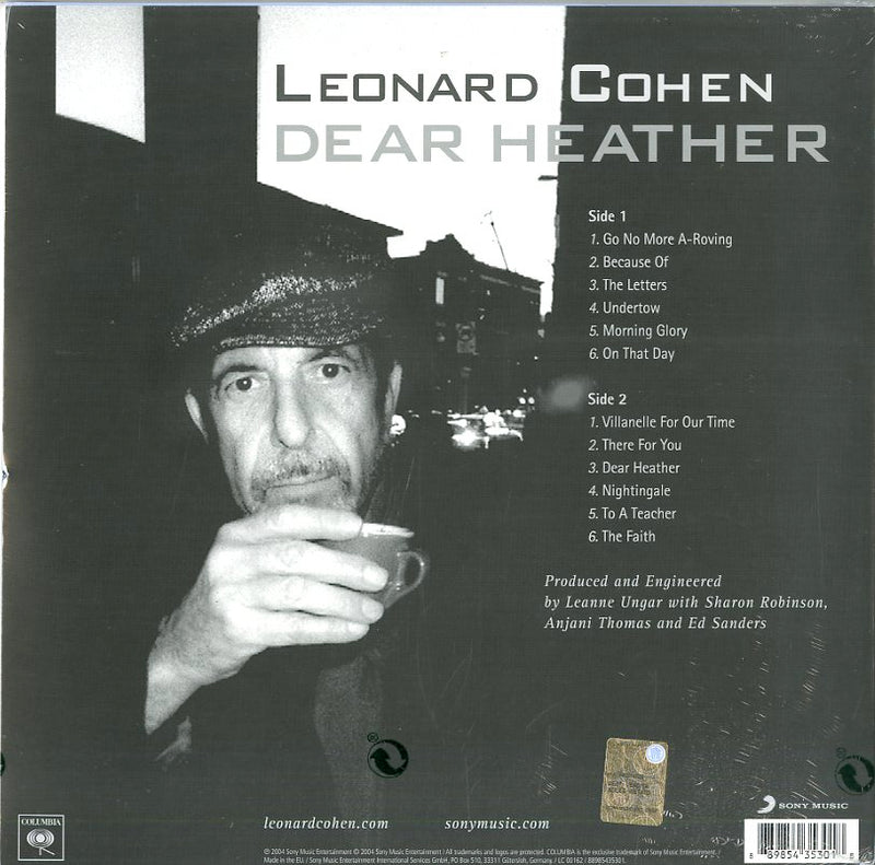 Cohen Leonard - Dear Heather Lp 0889854353018