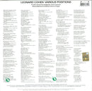 Cohen Leonard - Various Positions Lp 0889854353117