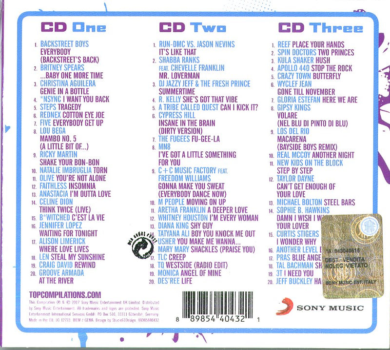 Compilation - The Classic 90S Collection Cd 0889854404321