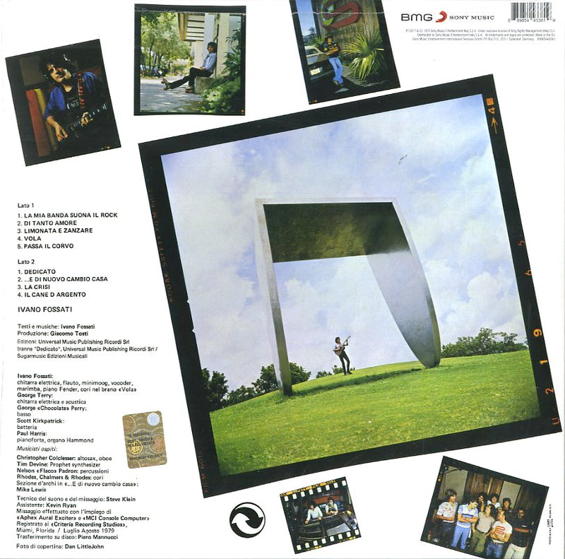 Fossati Ivano - La Mia Banda Suona Il Rock Vinile LP - Vinyl record 0889854433819