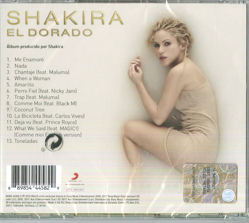 Shakira - El Dorado Cd 0889854445829