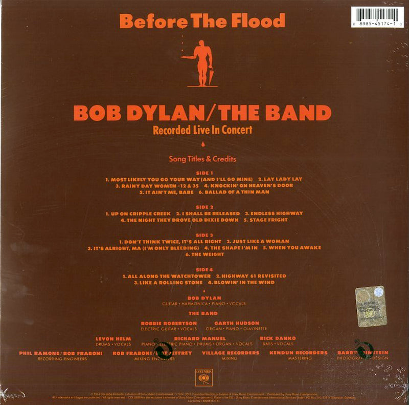 Dylan Bob & The Band - Before The Flood Vinile LP - Vinyl record 0889854517410