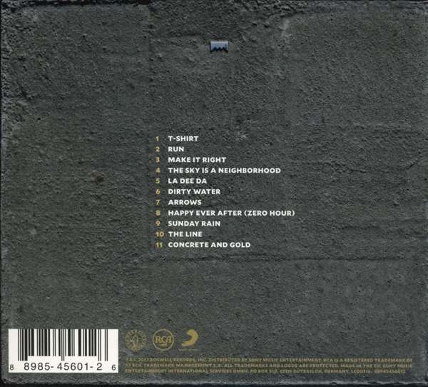 Foo Fighters - Concrete And Gold Cd 0889854560126