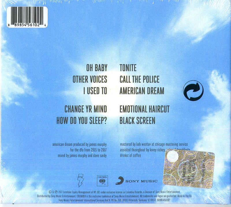 Lcd Soundsystem - American Dream Cd 0889854561024