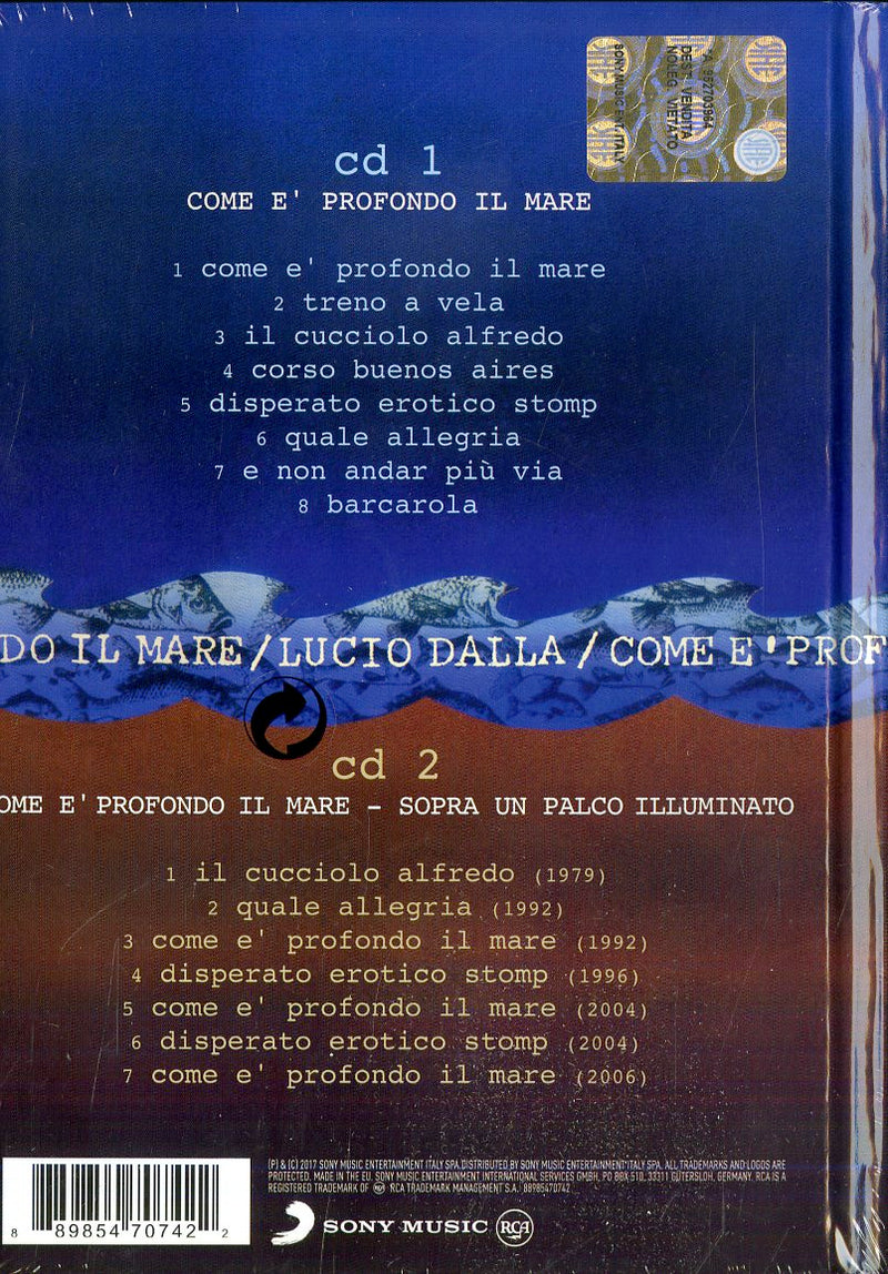 Dalla Lucio - Come E' Profondo Il Mare (Legacy Edt.2Cd+Libretto) CD 0889854707422