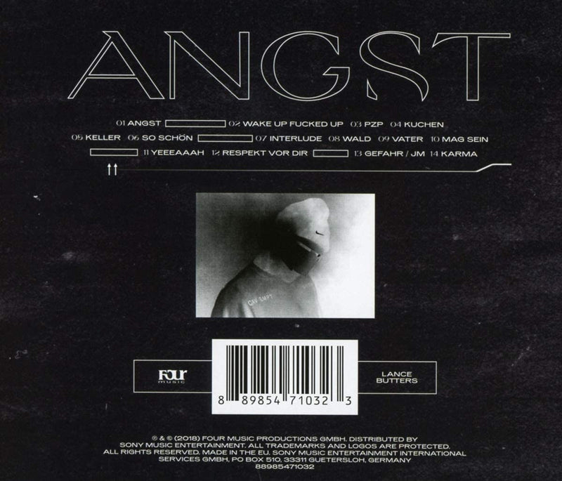 Lance Butters - Angst Cd 0889854710323