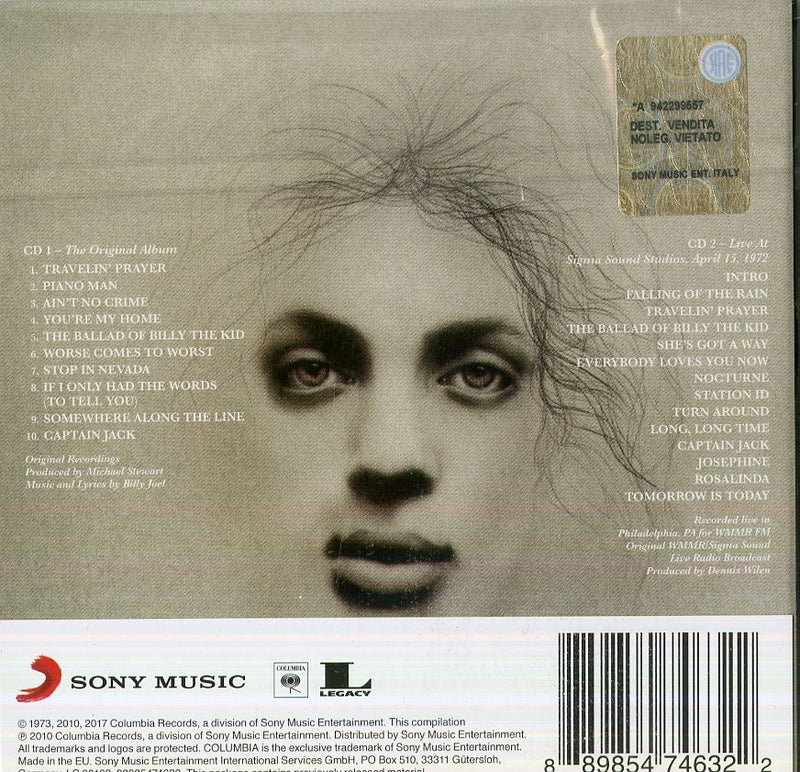 Joel Billy - Piano Man CD 0889854746322