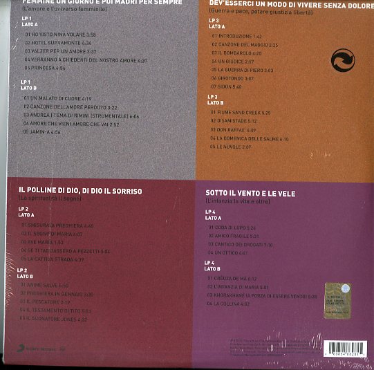 De Andre' Fabrizio - Tu Che M'Ascolti Insegnami Essential S Lp 0889854882815