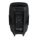 Portable Stand-Alone PA System 12"/30 cm with USB/SD, 2 x VHF Wireless Mics & Bluetooth