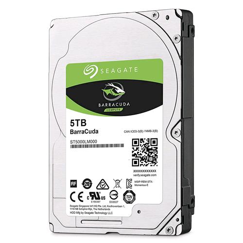 SEAGATE BARRACUDA ST5000LM000 HDD INTERNO 5.000GB INTERFACCIA SATA III FORMATO 2.5" 5.400rpm