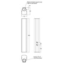 160W @ 16Ω columnWith 8 3-inch speakers for installation
