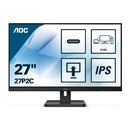 AOC 27P2C 27" LED IPS FULL HD 1920 x 1080P 4 MS 75 HZ HDMI DISPLAYPORT USB-C USB 3.2 ALTOPARLANTI INCORPORATI NERO