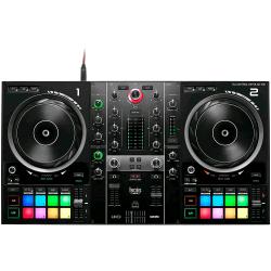 HERCULES DJCONTROL INPULSE 500 CONTROLLER DJ A 2 POSTI BEATMATCH GUIDE IMA 16 RGB INTEGRATO SCHEDA SONORA MIXER MIC-IN