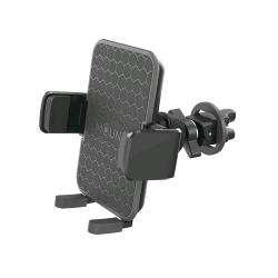 CELLY MOUNTVENT PLUS SUPPORTO AUTO UNIVERSALE PER SMARTPHONE DOTATO DI CLIP PER FISSAGGIO ALLA BOCCHETTA DI AREAZIONE NERO