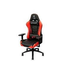 MSI MAG CH120 SEDIA GAMING ERGONOMICA IMBOTTITURA FOAM STRUTTURA IN ACCIAIO BRACCIOLI 4D RECLINABILE FINO A 180° ECOPELLE RUOTE 60MM FINO A 150 KG NERO ROSSO