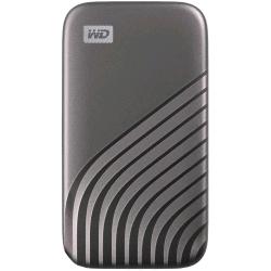 WESTERN DIGITAL WD SSD 2TB MY PASSPORT PORTATILE CON TECNOLOGIA NVME USB-C FINO A 1.050 MB/S IN LETTURA FINO A 1000MB/S IN SCRITTURA GRIGIO