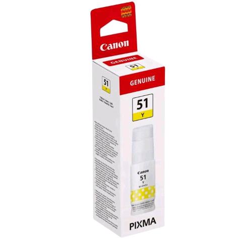 CANON GI-51 Y INCHIOSTRO GIALLO ALTA CAPACITA' 75 ML PIXMA G1520, G2520, G2560, G3520, G3560