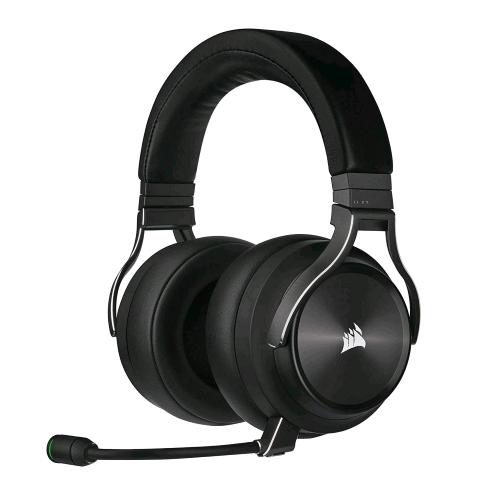 CORSAIR VIRTUOSO XT HIGH-FIDELITY ICUE CUFFIE CON MICROFONO WIRELESS PADIGLIONI IN MEMORY FOAM NERO