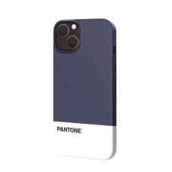 PANTONE APPLE iPHONE 13 COVER IN TPU DOTATA DI UN RIVESTIMENTO IN SILICONE E FINITURA SOFT-TOUCH BLU/ BIANCO LOGO PANTONE