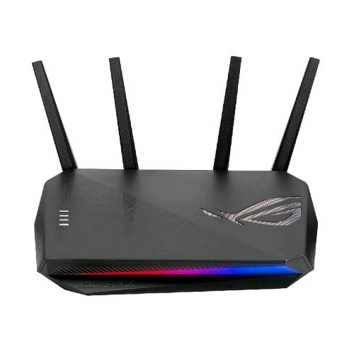 ASUS ROG STRIX GS-AX5400 ROUTER WIFI 6 GAMING VPN FUSION AI PROTECTION PRO INSTANT GUARD GEAR ACCELARATOR AURA RGB GIGABIT ETHERNET DUAL-BAND 1xWAN 4xLAN BLACK