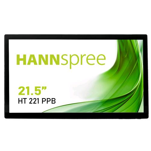 HANNSPREE HT 221 PPB 21.5" MULTI TOUCH 16:9 4 ms 1000:1 60Hz VGA HDMI DISPLAY PORT USB