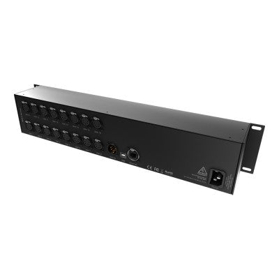 Art-Net Node / USB 2.0 DMX512 Interface, 16x DMX-OUT, 1x DMX-IN, 19''