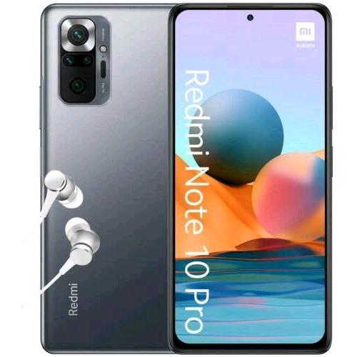 XIAOMI REDMi NOTE 10 PRO DUAL SIM 6.47" OCTA CORE 128GB RAM 6GB 4G LTE EUROPA ONYX GRAY