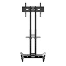 M Public Floorstand Basic 150 incl shelf & camera holder Black