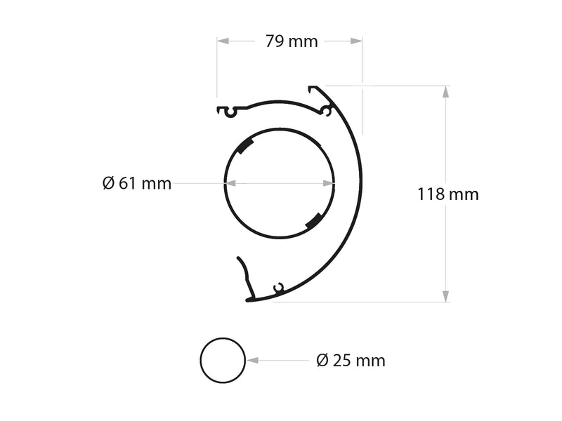 Schermo proiezione "Power" motorizzato, con telo "Rear" da retroproiezione 200x200cm 111"