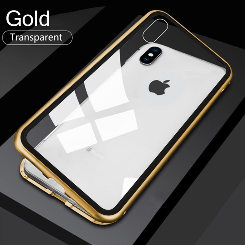 METAL MAGNETIC GLASS CASE COVER