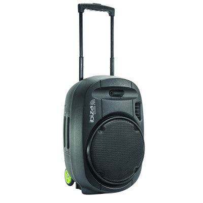 Stand-Alone Portable Sound System 12”/30 cm with USB-Mp3, VOX, Bluetooth & 2 VHF Mics