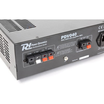 40W/100V-12V amplifier MP3