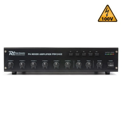 240W/100V 4 zone amplifier