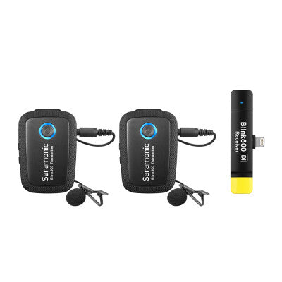 Wireless Microphone System (2.4 GHz - Dual Channel)