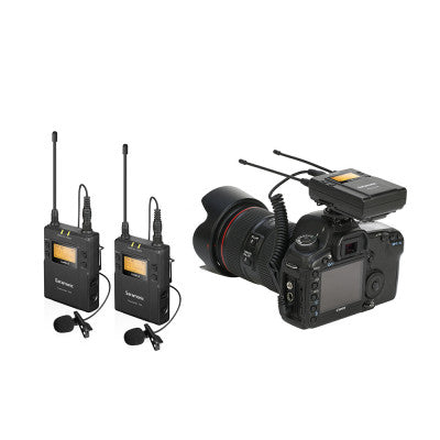 Wireless Lavalier Microphone System (UHF - Dual Channel)