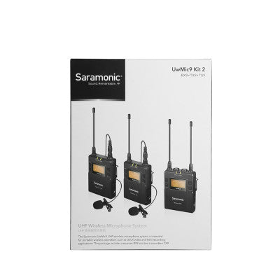 Wireless Lavalier Microphone System (UHF - Dual Channel)