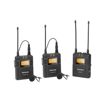 Wireless Lavalier Microphone System (UHF - Dual Channel)