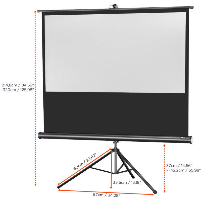 Tripod Economy 1090022 - Tripod Economy screen, 219 x 123 cm, 16:9