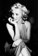 Marilyn Monroe 1952 Arte stampa foto in bianco e nero Film Poster 35 X 50 cinema