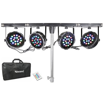 4Way Kit 4-18x1W RGB LED DMX IR