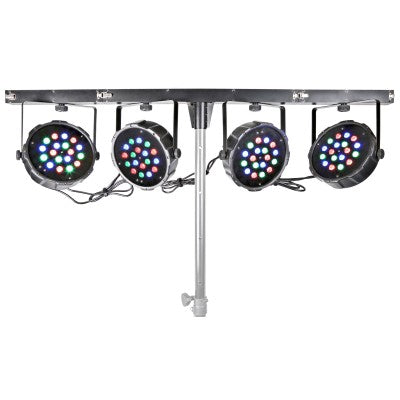 4Way Kit 4-18x1W RGB LED DMX IR