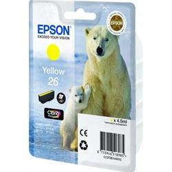 EPSON 26 CARTUCCIA INKJET GIALLO