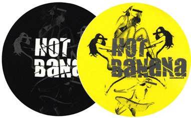 2x Slipmats - Hot Banana