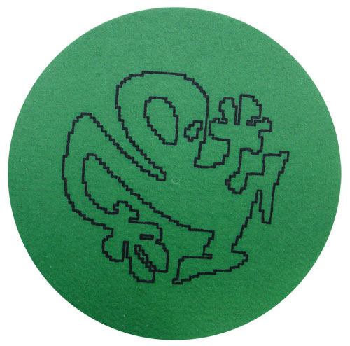 2x Slipmats - Plasticman Silhouette - Green & Black