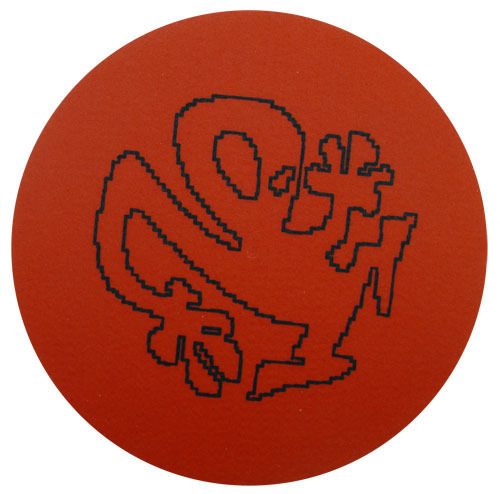 2x Slipmats - Plasticman Silhouette - Red & Black