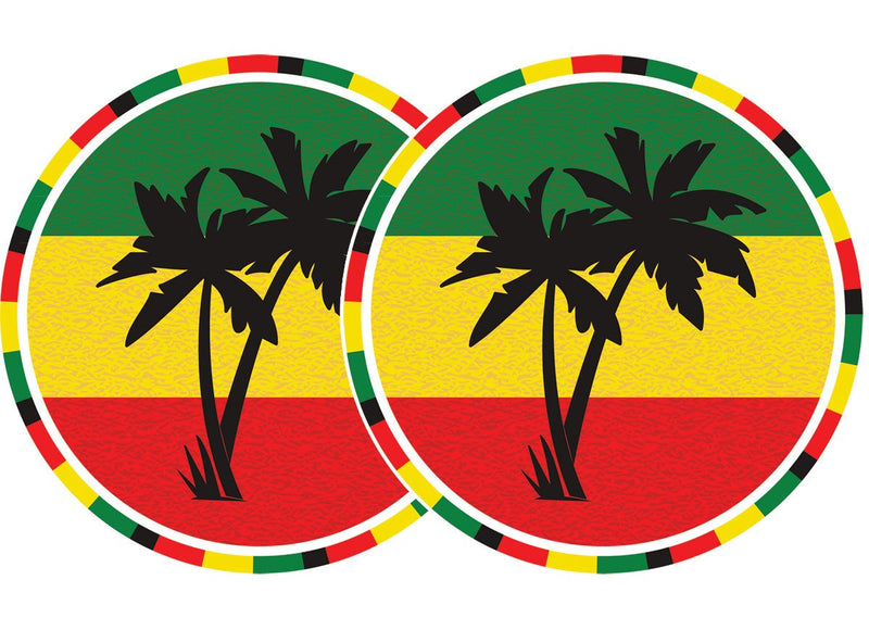 2x Slipmats - Jamaica